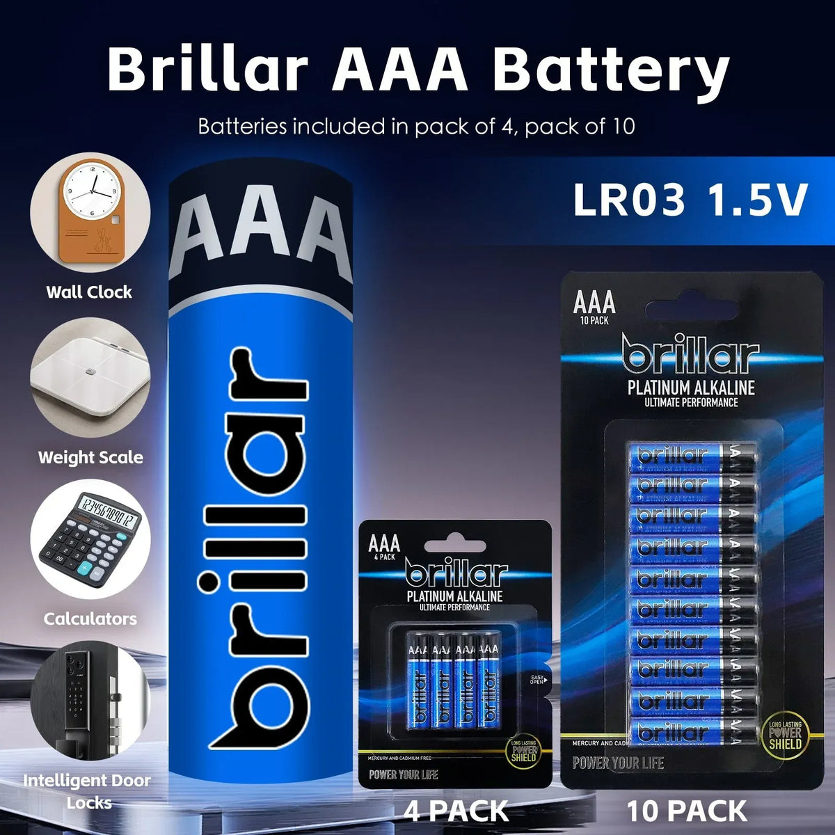 24 Pcs of AAA Platinum Alkaline Batteries