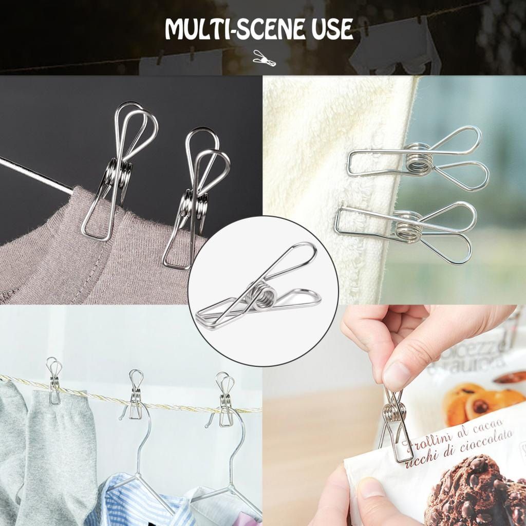 50 Pcs Stainless Steel Pegs