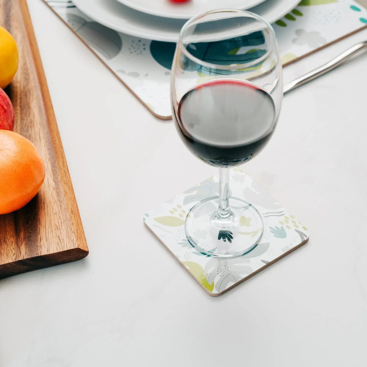 4 Pcs Clevinger MDF Coasters Monstera