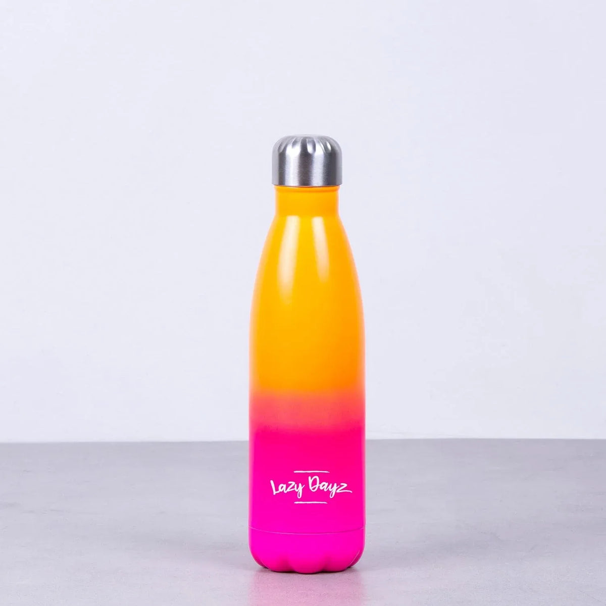 Lazy Dayz Daily Drink Bottle 500ml - Orange Pink Ombre