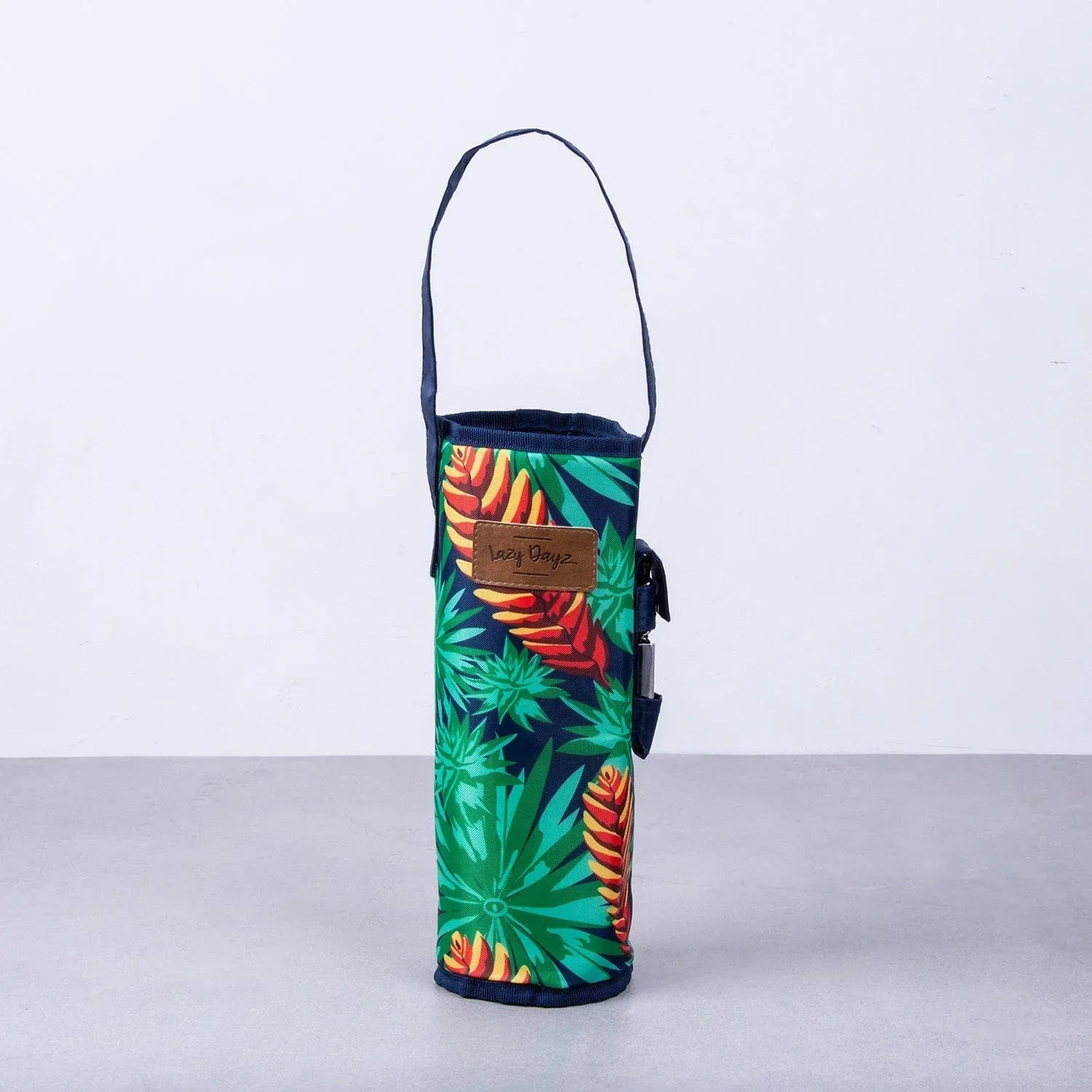 Lazy Dayz Insulated Wine Bottle Tote - Mossman