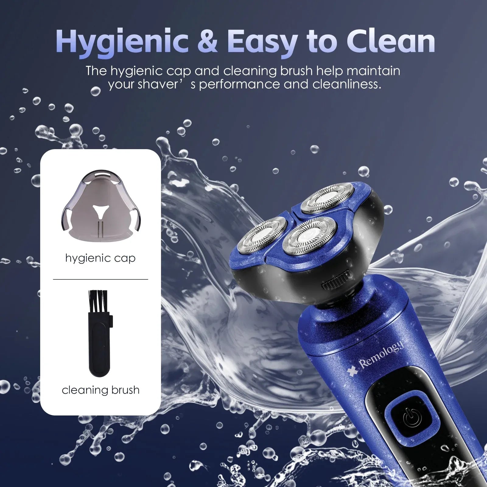 Remology Clean Shave Rechargeable Cordless Shaver