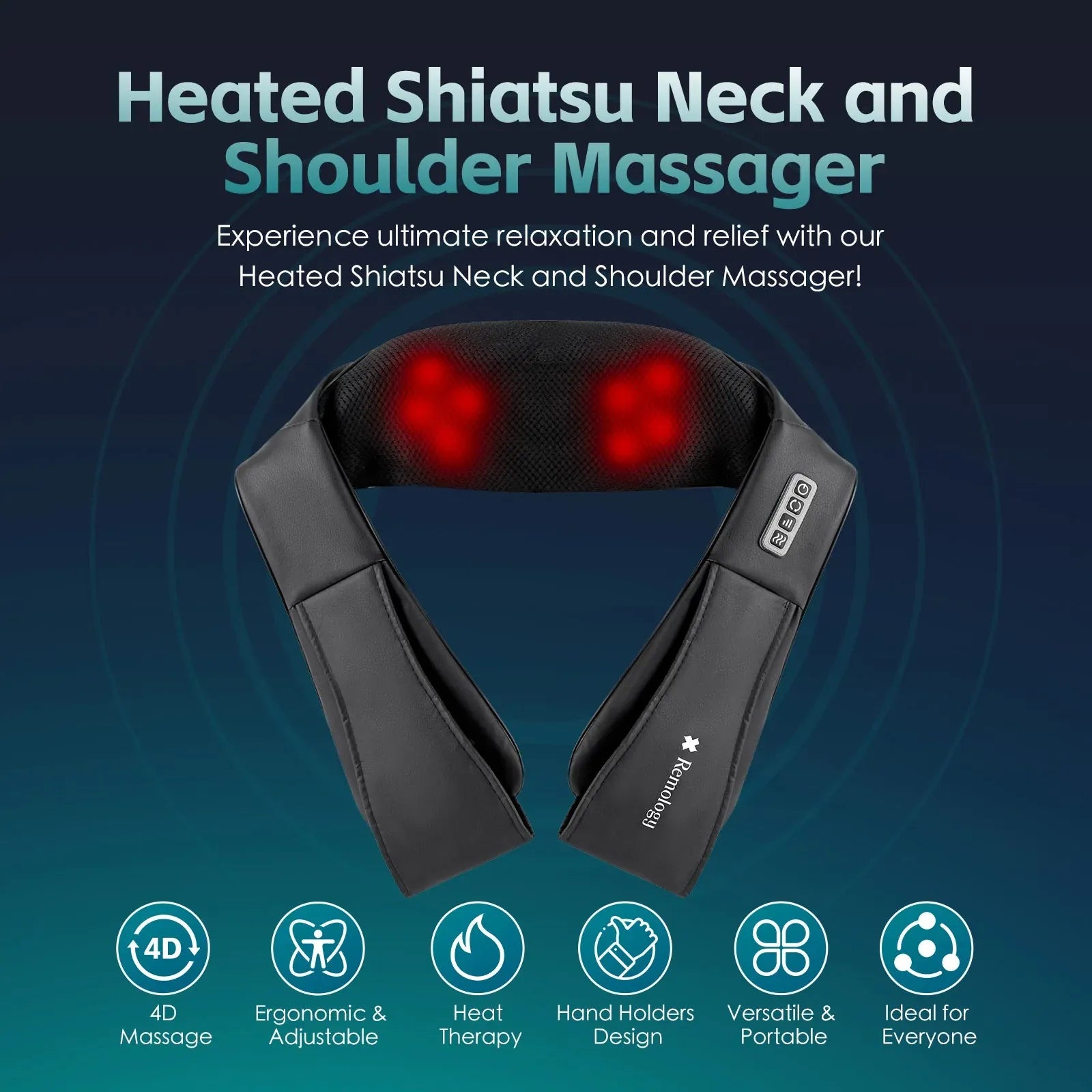 Heated Shiatsu Neck Massager