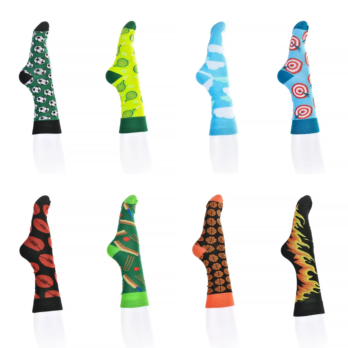 8 Pairs Fashion Novelty Funny  Socks one Size 5-13 Men  Socks  Women  Socks #4