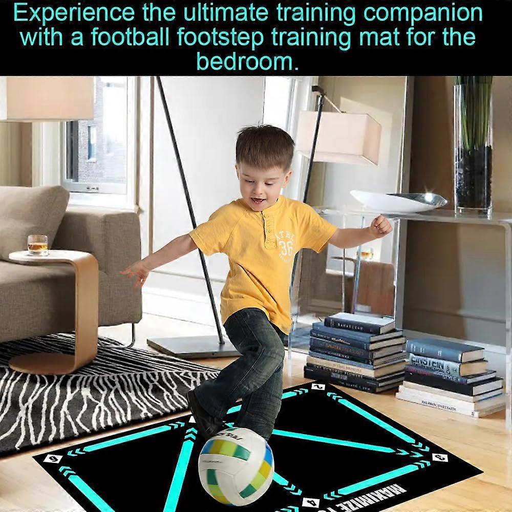 Football Training Mat Silent Step Mat 60x90cm