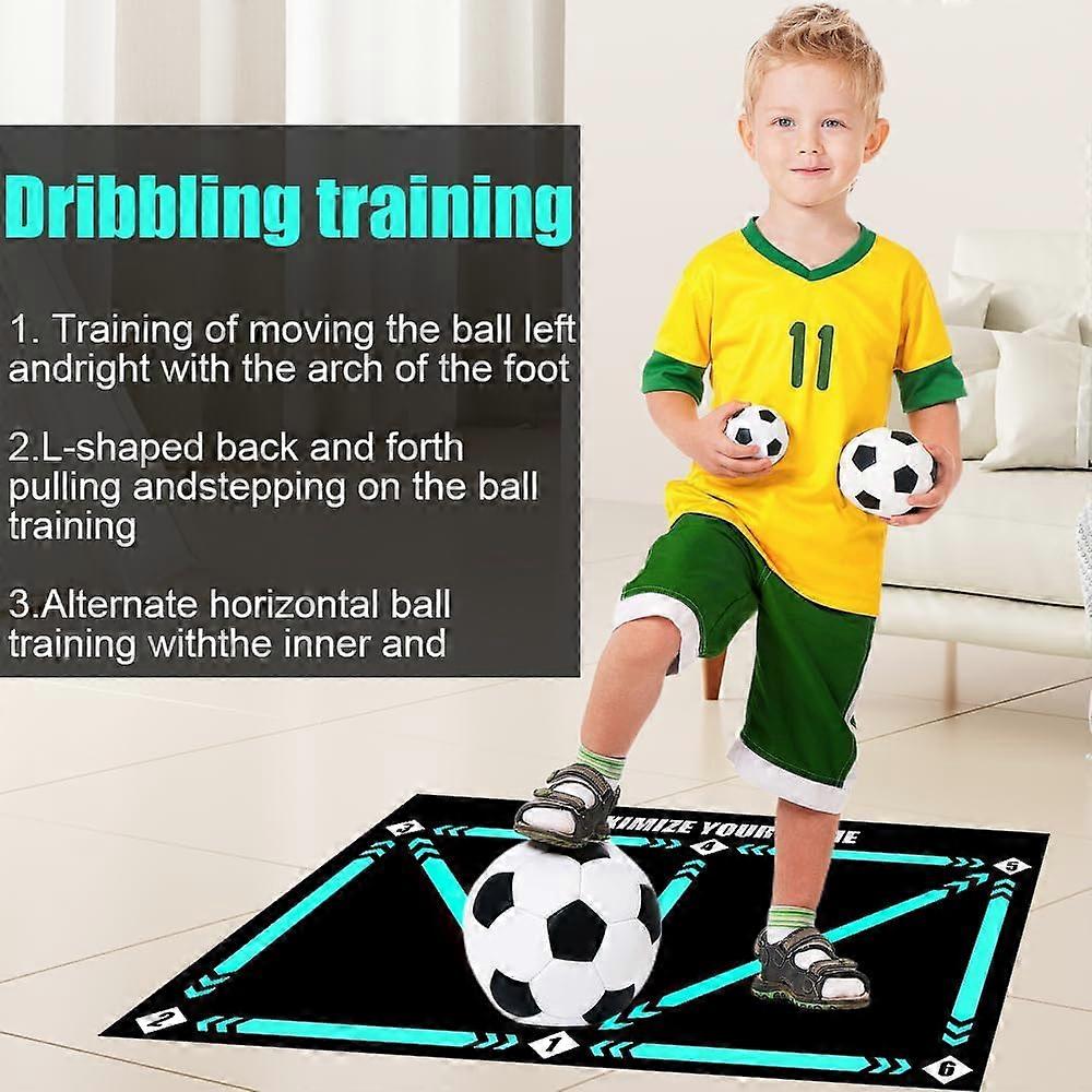 Football Training Mat Silent Step Mat 60x90cm