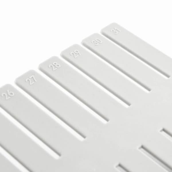 Customizable Drawer Dividers 16 Pack Gray Home Organization