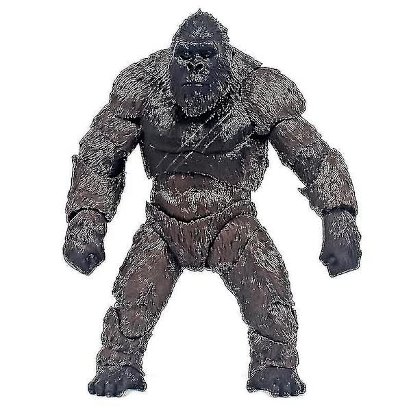 King Kong vs Godzilla Monster Model PVC Animal Figure Toy Compatible with Gorilla Figures for Birthday