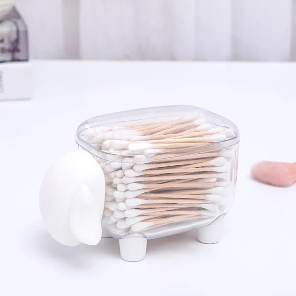 2 pcs Cosmetic Cotton Container, Makeup Cotton Container