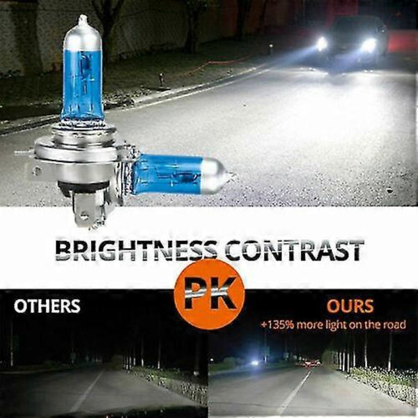 10x H7 Halogen Bulbs 100W 8500K Xenon White 12V Car Lamps