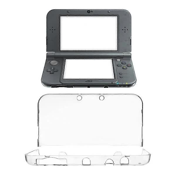 Anti-Fall Transparent Game PC Case Protection Shell Compatible with New 3DS XL Console