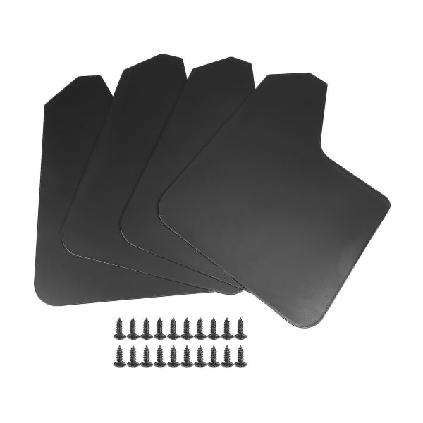 Universal Car Mud Flaps 4pcs Set for Pickup Van Truck with Screws