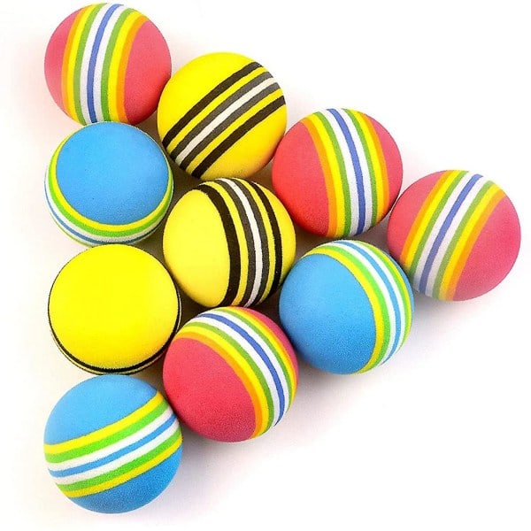 EVA Golf Training Balls 30 pcs Soft Practice Balls for Indoor and Outdoor Use