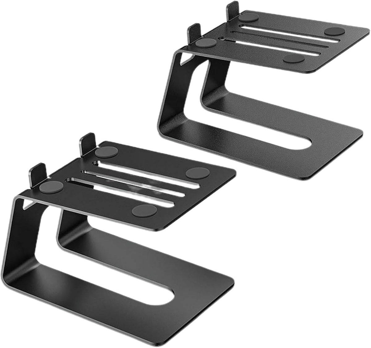 Studio Monitor Stand, 2-Pack Speaker Stands for Desk or Bookshelf, Stable Speaker Stands for Home Studio or Office