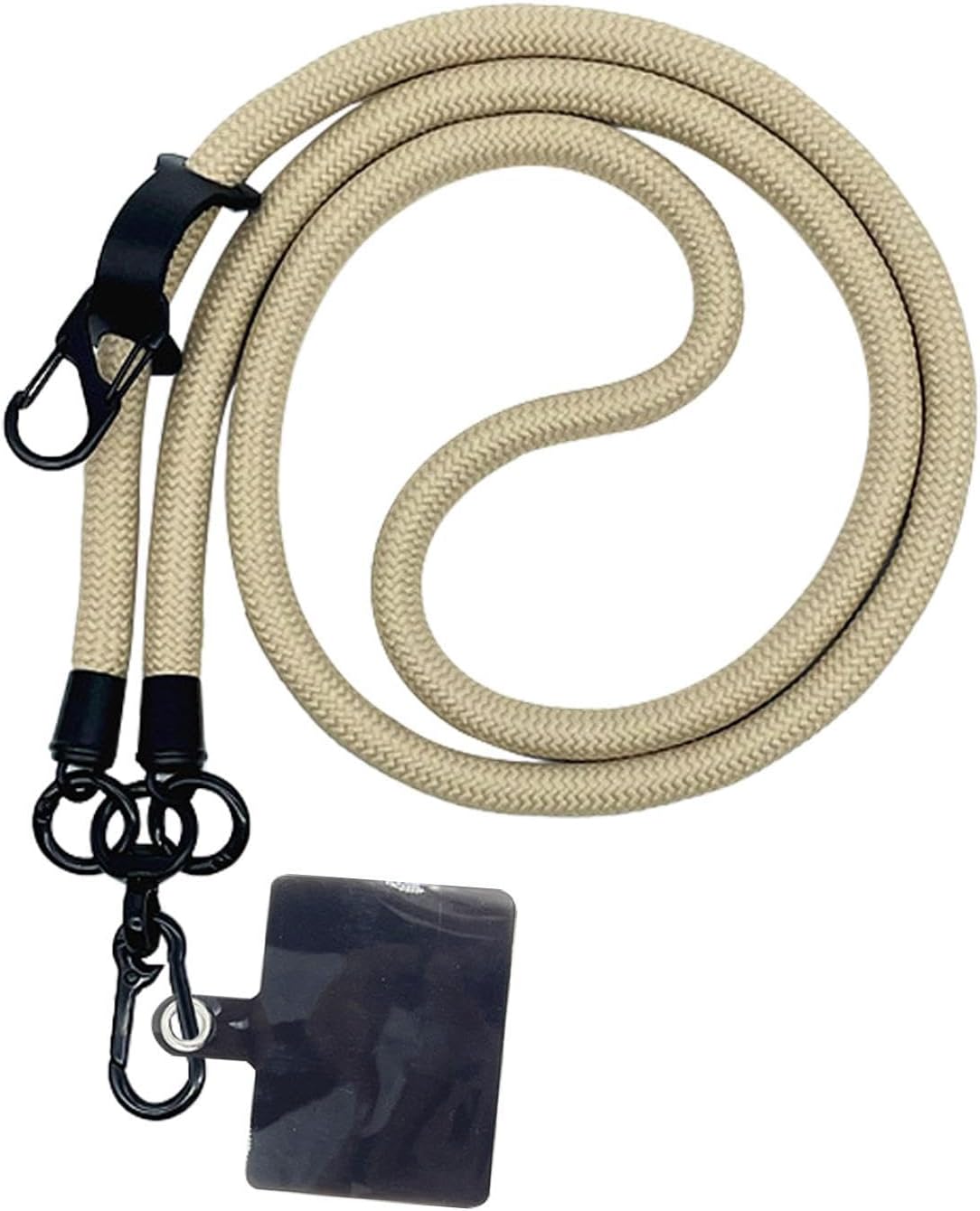 Thick Rope Phone Lanyard 10MM Mobile Strap Neck Holder Compatible with Apple Compatible with Samsung