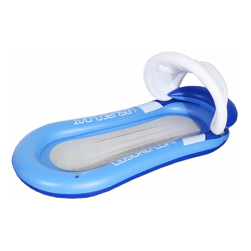 Air Mattress Inflatable Pool Water Hammock Water Toys Summer Pool Toys Blue 160 90cm, GUA.B/bon