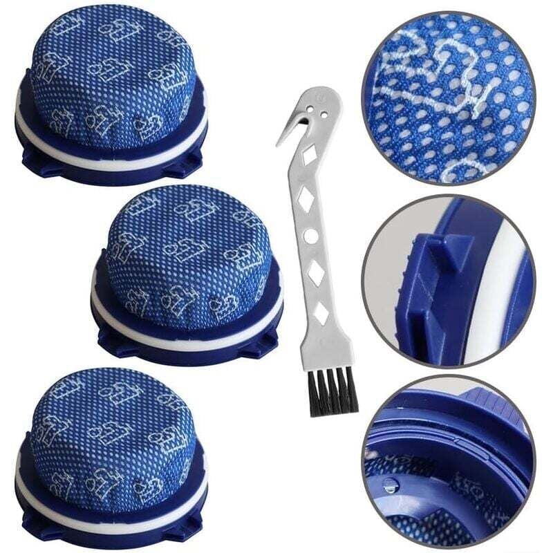 Compatible with Samsung Jet 75 Jet 90 Jet 70 Jet 75+ Jet 60 Vacuum Cleaner Replacement Filters Washable Reusable