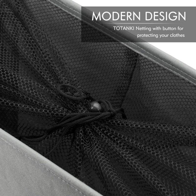 Gray Collapsible Laundry Hamper 22\