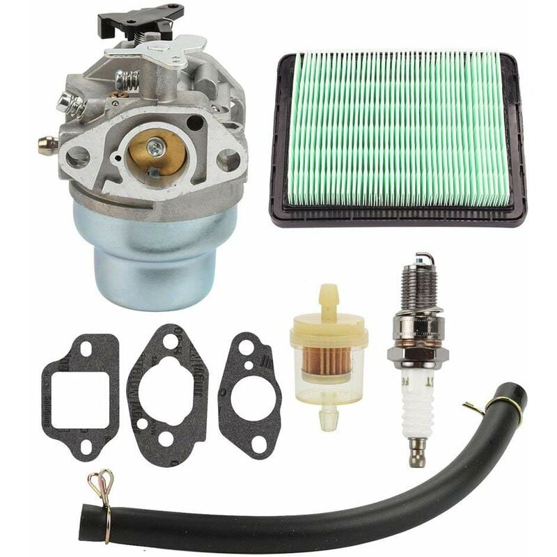 Gcv160 carburetor kit with gasket and filter for Honda HR series black 1pc