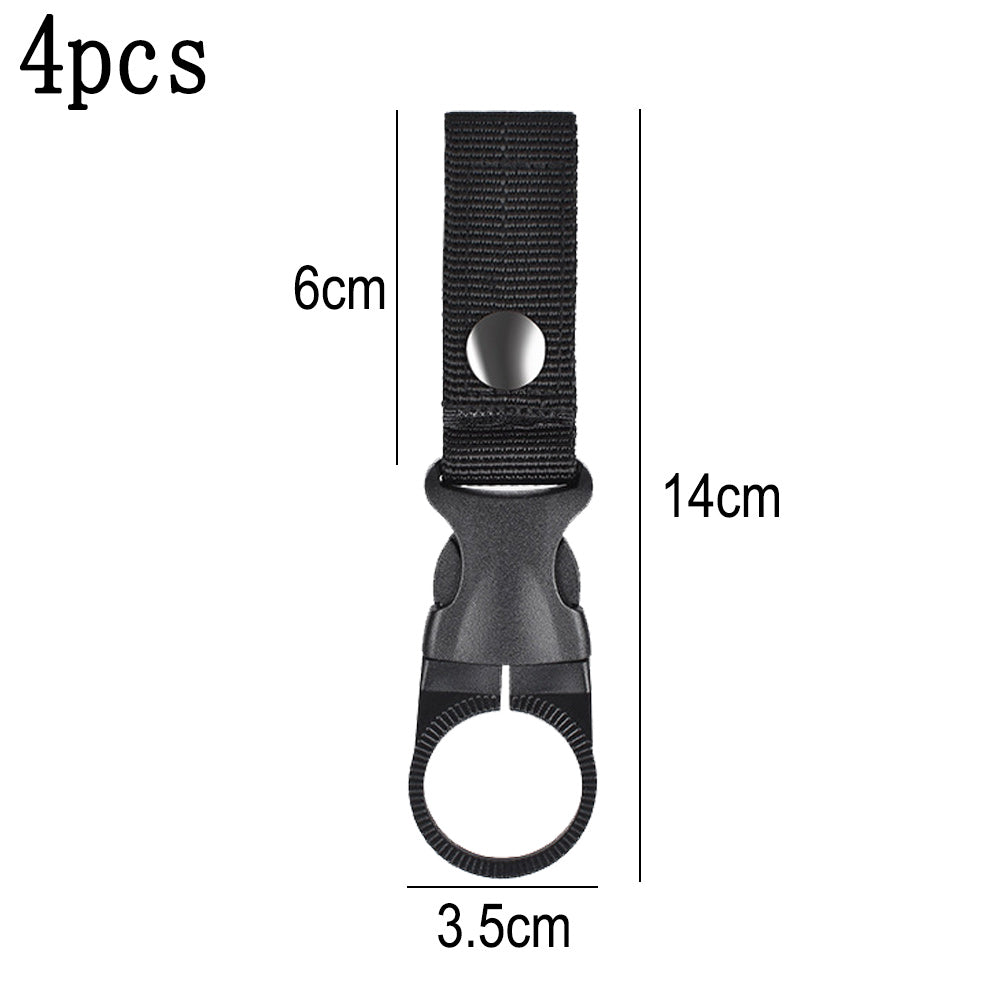 Carabiner Hook Water Bottle Holder 4 Pack Portable Hanging Bottle Carrier