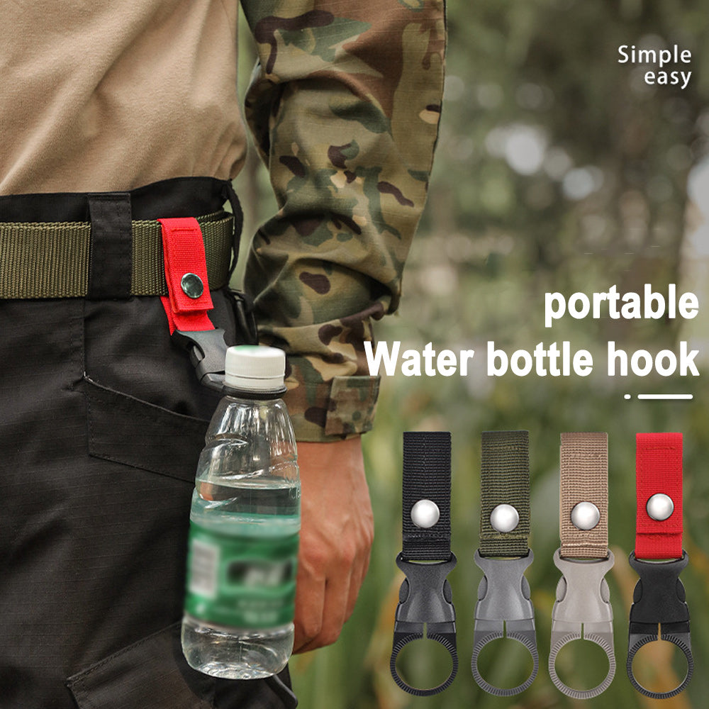 Carabiner Hook Water Bottle Holder 4 Pack Portable Hanging Bottle Carrier