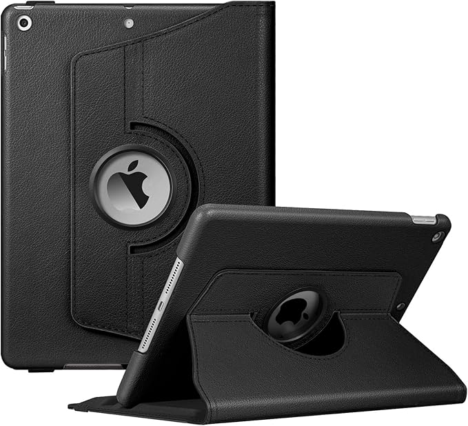 Fintie Rotating Case for iPad 10.2 inch iPad 9th 8th 7th Gen 360 Degree Auto Wake Sleep Black