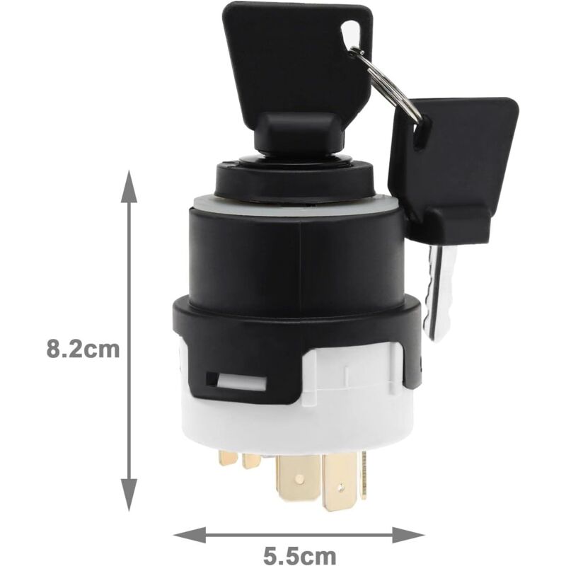 JCB Ignition Switch 9-Pin with 2 Keys 701/80184 50988 85804674