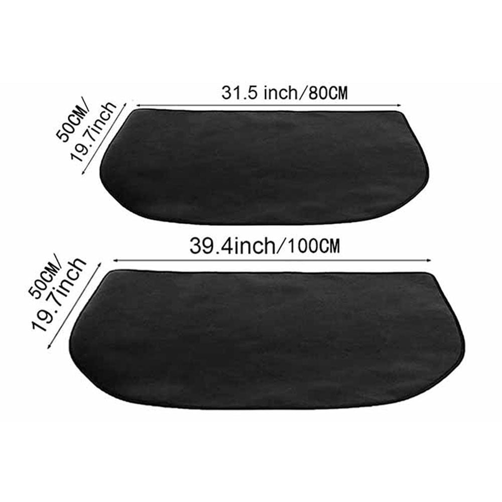 Fireproof Mat for Fireplace, Hearth & Grill Floor Protector 50X80CM