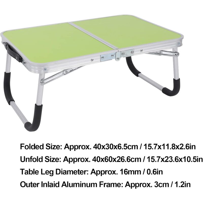 Aluminum Alloy Portable Folding Camping Table Ultra Light Compact Short Small Thickened