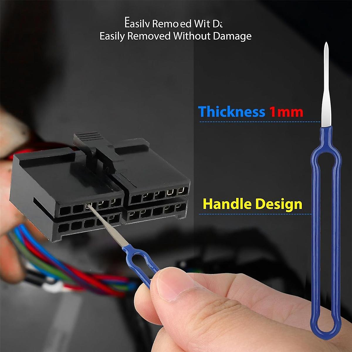 36 Piece Terminal Removal Tool Kit, Pin Extractor, Terminal Stripping Kit, Electrical Cable Connector