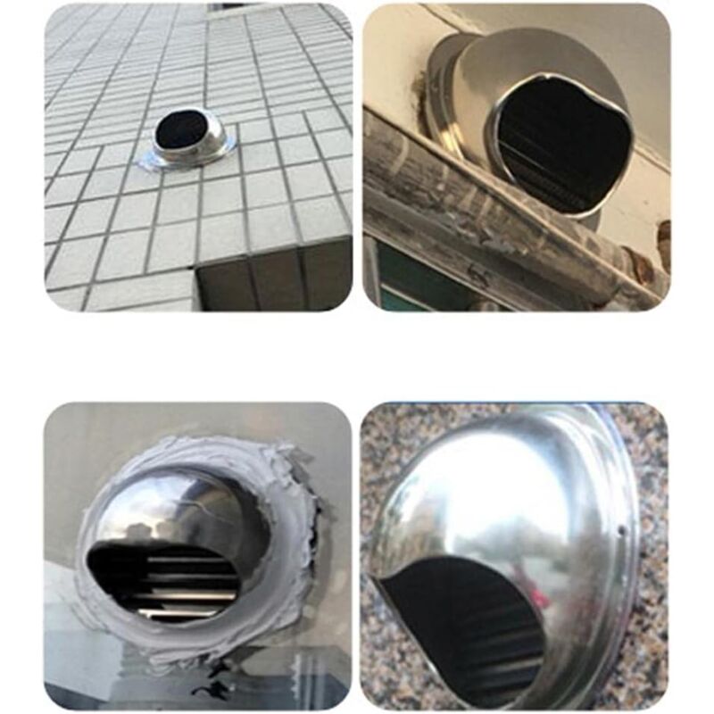 Stainless Steel Ventilation Grille 80mm Durable Airflow Equipment
