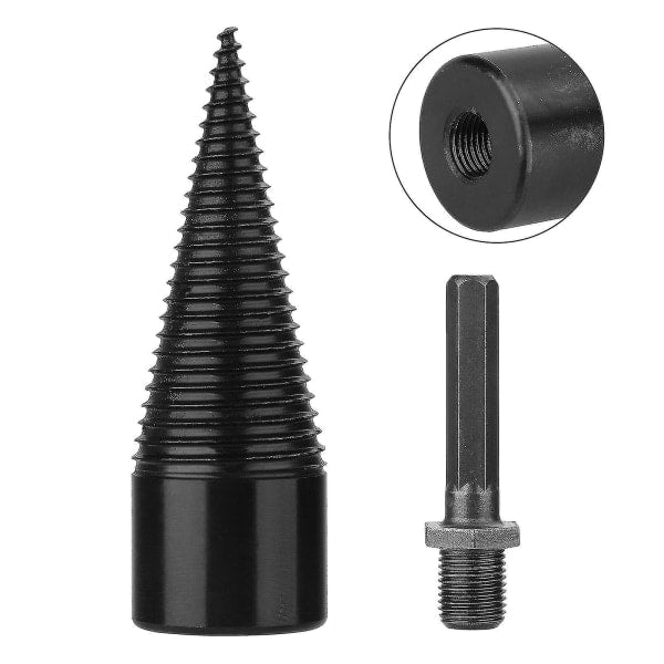 Industrial wood drill bits, wood cones, hexagonal shank, wood splitter, screw splitter, 38 mm
