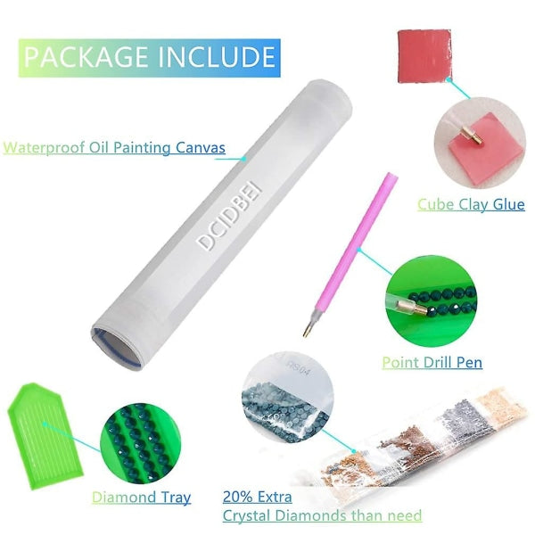 (40x30cm) Square Diamond Painting 5D DIY Square Diamond Painting