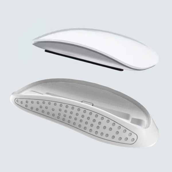 Comfortable Mouse Pad for Magic Mouse 2/3 Base Ergonomic Design Precise Fit White