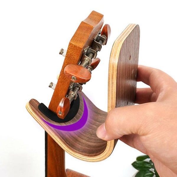 Guitar Skateboard Wall Hanger Unique Design Bent Wood Guitar Hanger Wall Mount Guitar Holder Acoust -suzuka null none