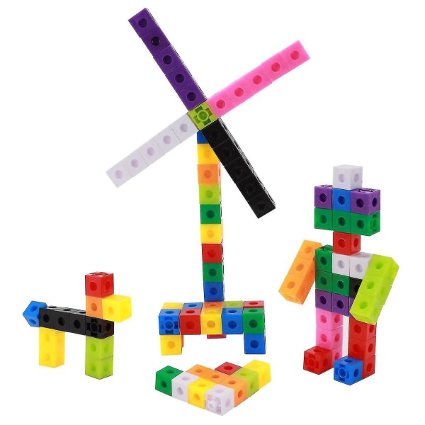 100pcs Children's Construction Toys Snap Cube Toys Educational