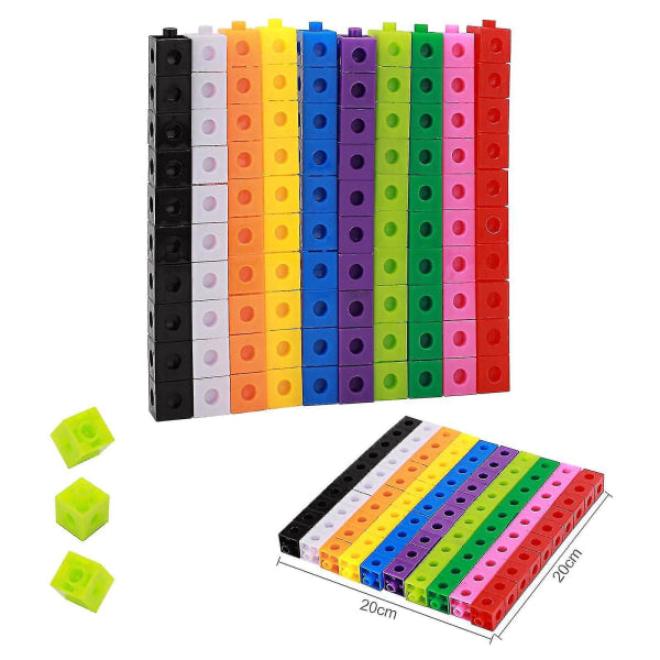 100pcs Children's Construction Toys Snap Cube Toys Educational