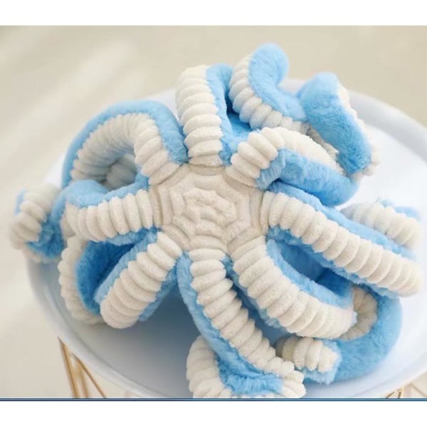 Octopus Plush Doll Toy Blue 18cm Cute Stuffed Animal for Kids