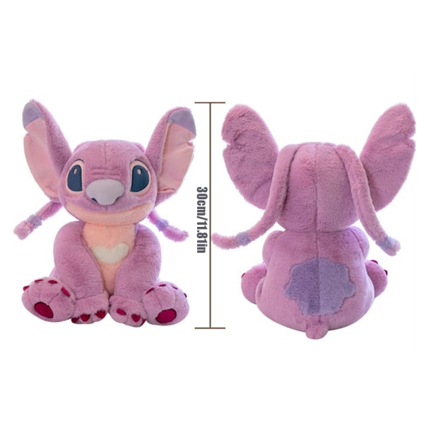 30cm Stitch plush doll purple