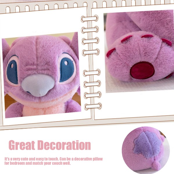 30cm Stitch plush doll purple