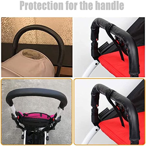 2 pcs universal stroller handle covers