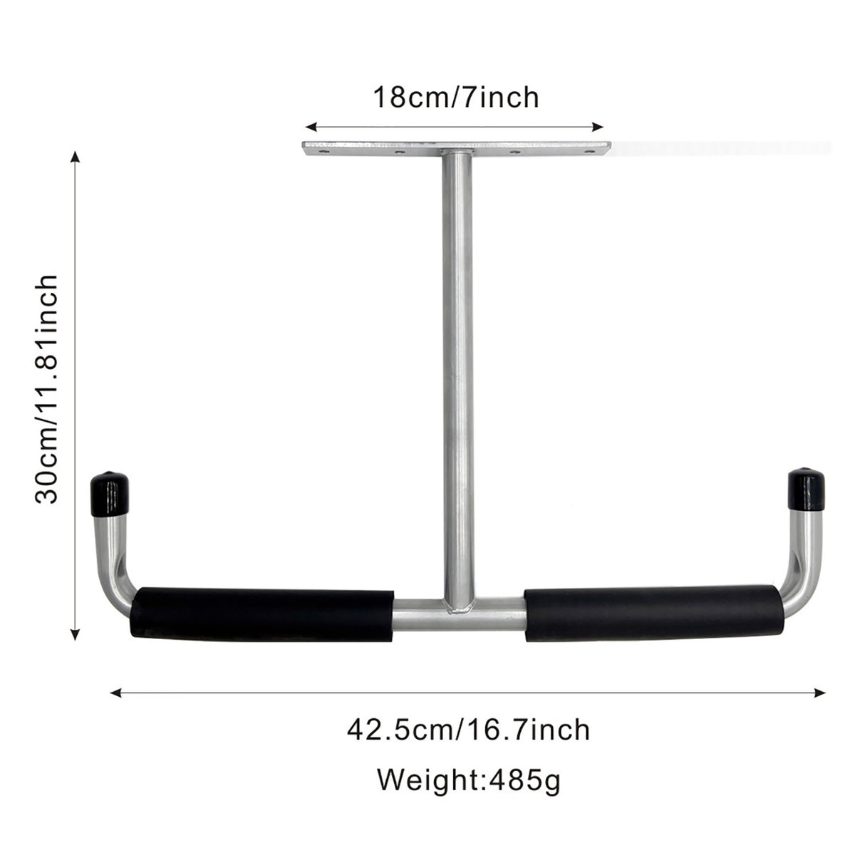 Heavy Duty Steel Storage Hook for Ceiling Rack Compatible with Hanging Bikes Tools Snowboard Fishing Rods White Storage System