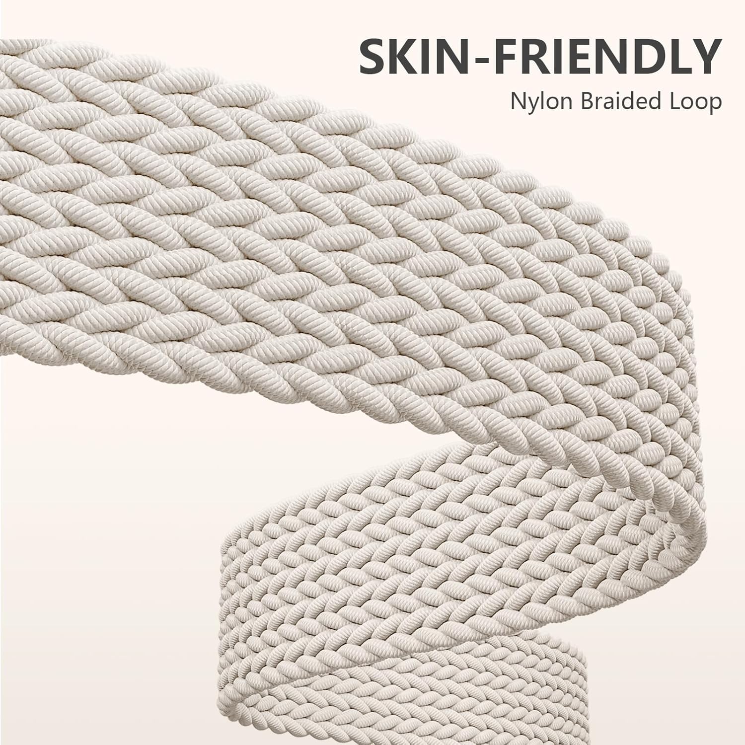 Fitbit Versa Strap Compatible with Sense Sense 2 Elastic Braided Nylon Sport Band