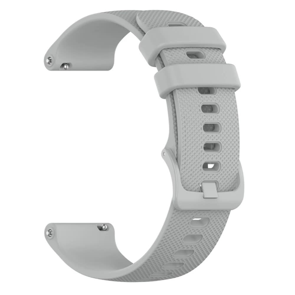 20 22mm Silicone Strap for Garmin Venu 3 Band Forerunner 265 255 245 Music Vivoactive 4 Band for Garmin Venu Sq 2 Plus Bracelet Gray Gray 20mm