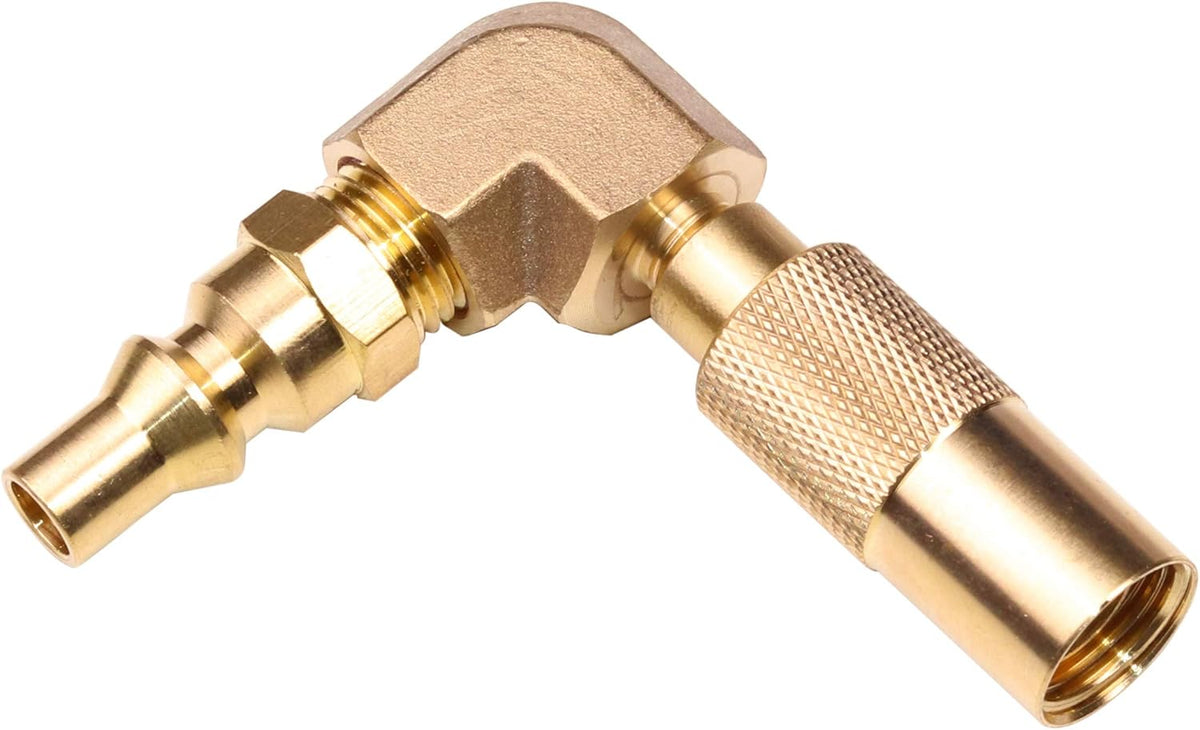 1/4 inch RV Quick Connect Adapter Conversion Fitting Elbow for Blackstone Tabletop Grill - 17 Inch and 22 Inch Portable Gas Griddle