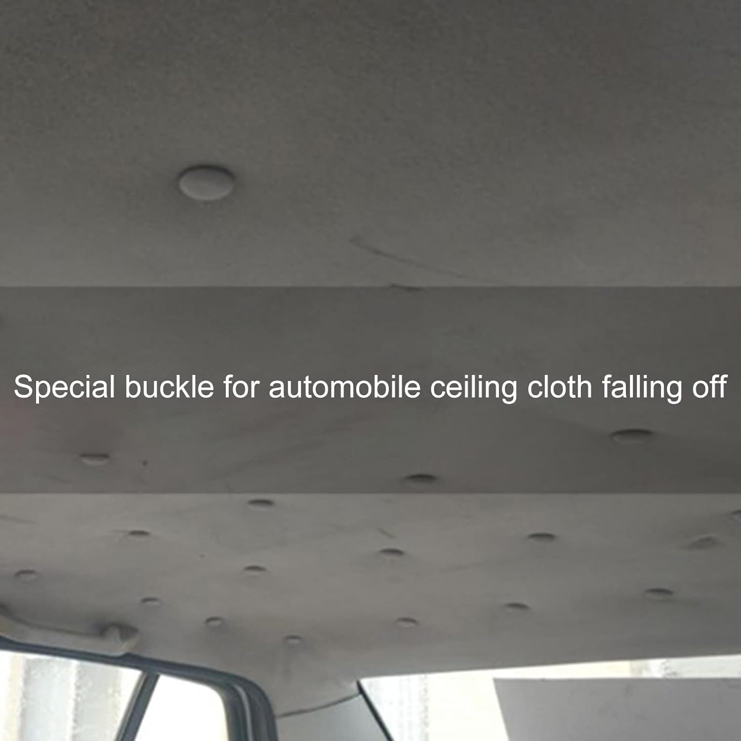 20Pcs Car Roof Repair Screw, Automotive Clips Auto Roof Snap Pins Retainer Practical Easy to Use Nylon Stable Car Roof Headliner Repair Kit Smooth Side