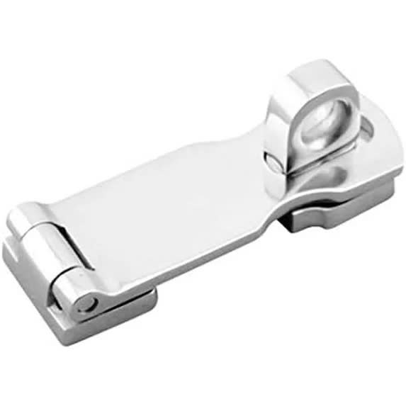 Marine Grade Stainless Steel Heavy Duty Door Hasp with Turning Padlock Eye Mount