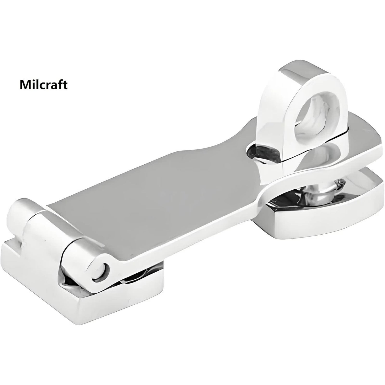 Marine Grade Stainless Steel Heavy Duty Door Hasp with Turning Padlock Eye Mount