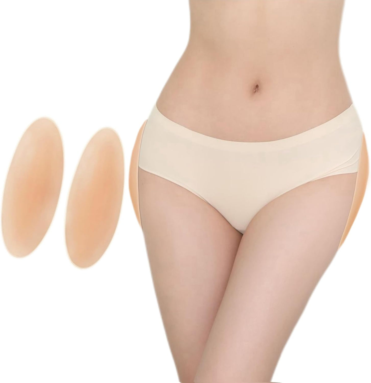 Hip Enhancer Shapewear for Women, Silicone Hip Pads, Self-adhesive Butt Pads, Hip Dip Filler &amp; Corrector