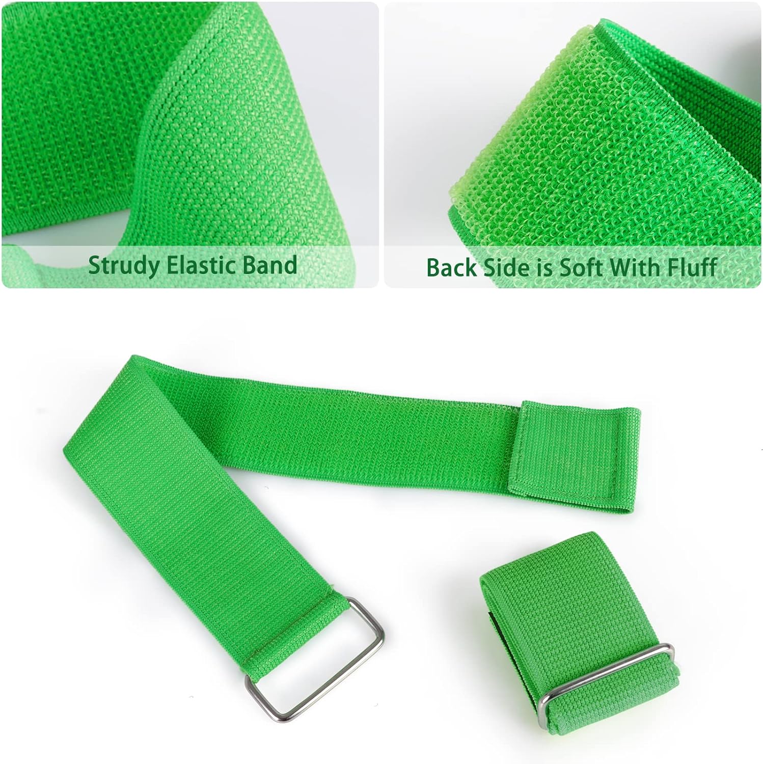 12 Pcs 3 Legged Race Bands Firm Elastic Tie Kids Outdoor Games Teamwork Birthday Party Game for Adults & family Field Day Carnival Theme Outside Yard Games